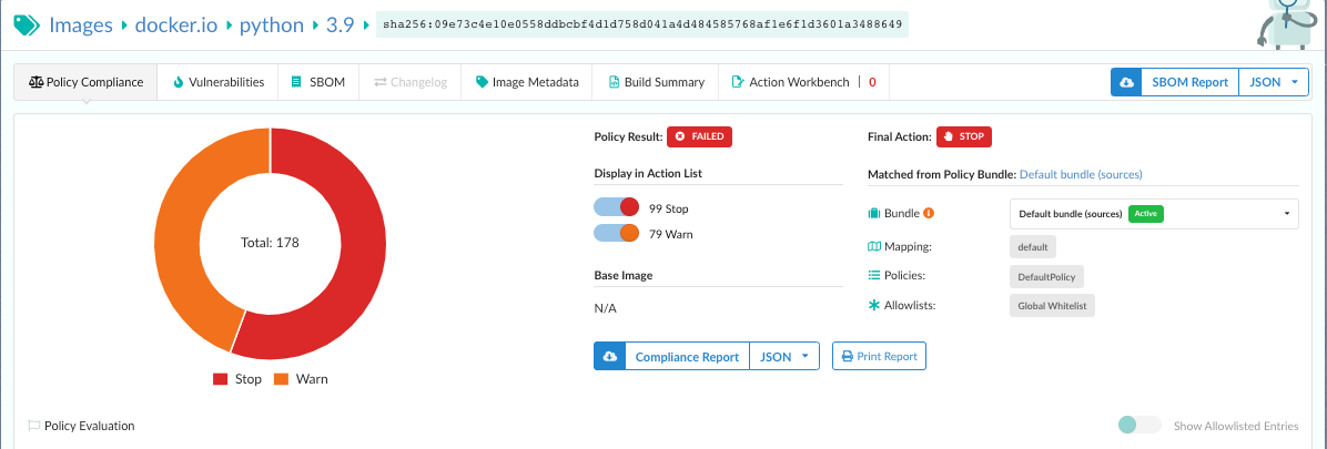 Container Images Analysis