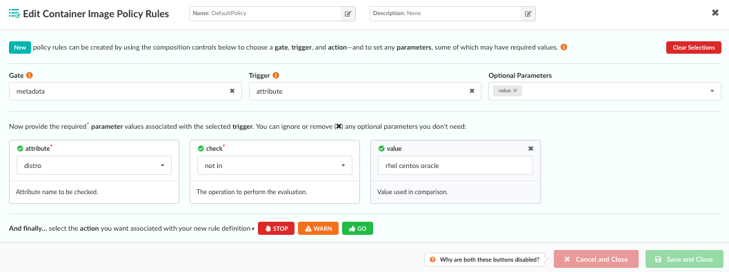 example policy rules