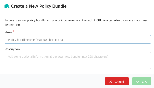 create policy name