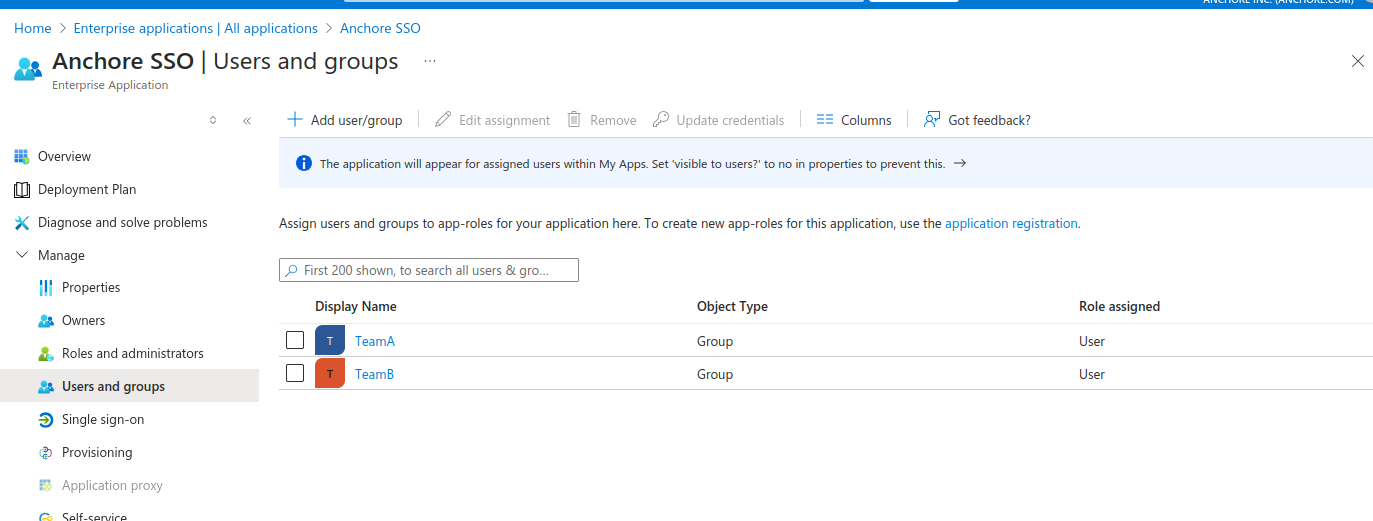 Azure User and groups 1