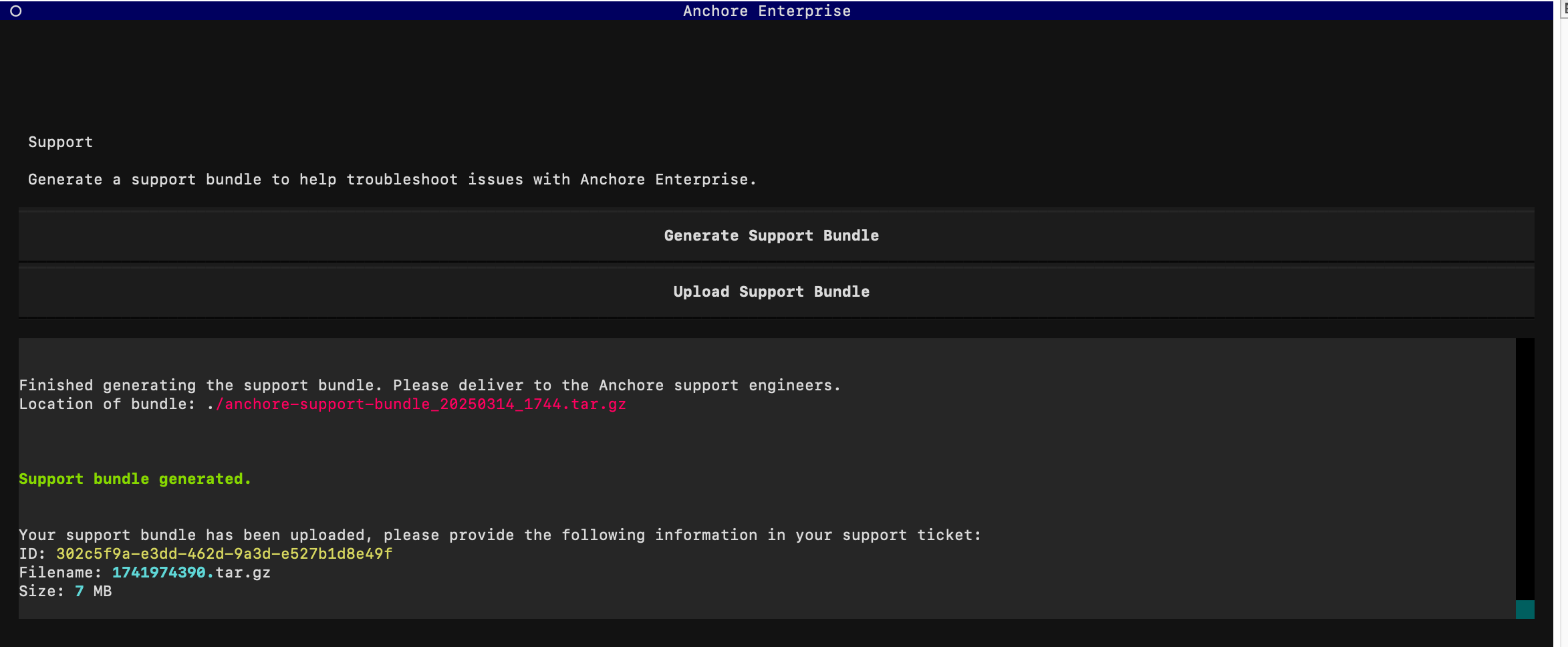 Support