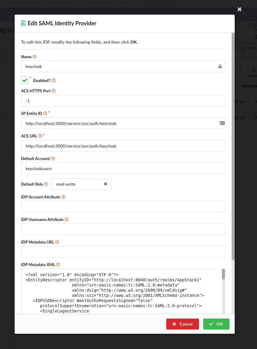 Anchore KeyCloak setup