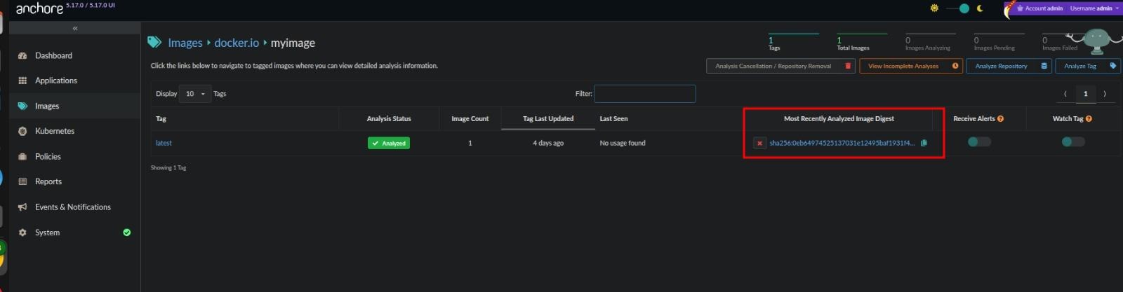 Image tags