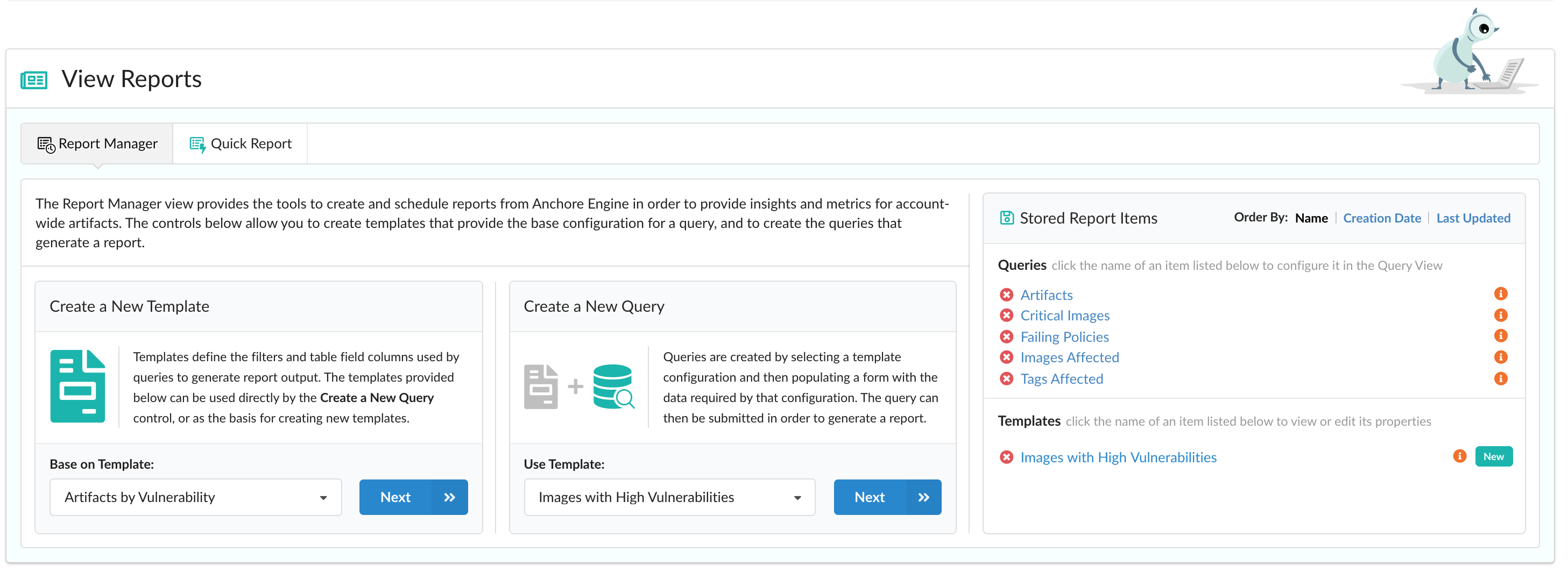 UI Report Manager